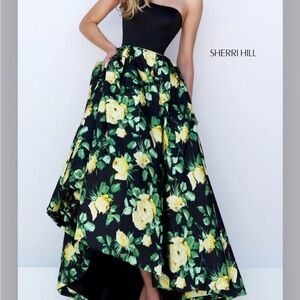 Black Sherri Hill Evening Formal Pageant Prom Dress size 12